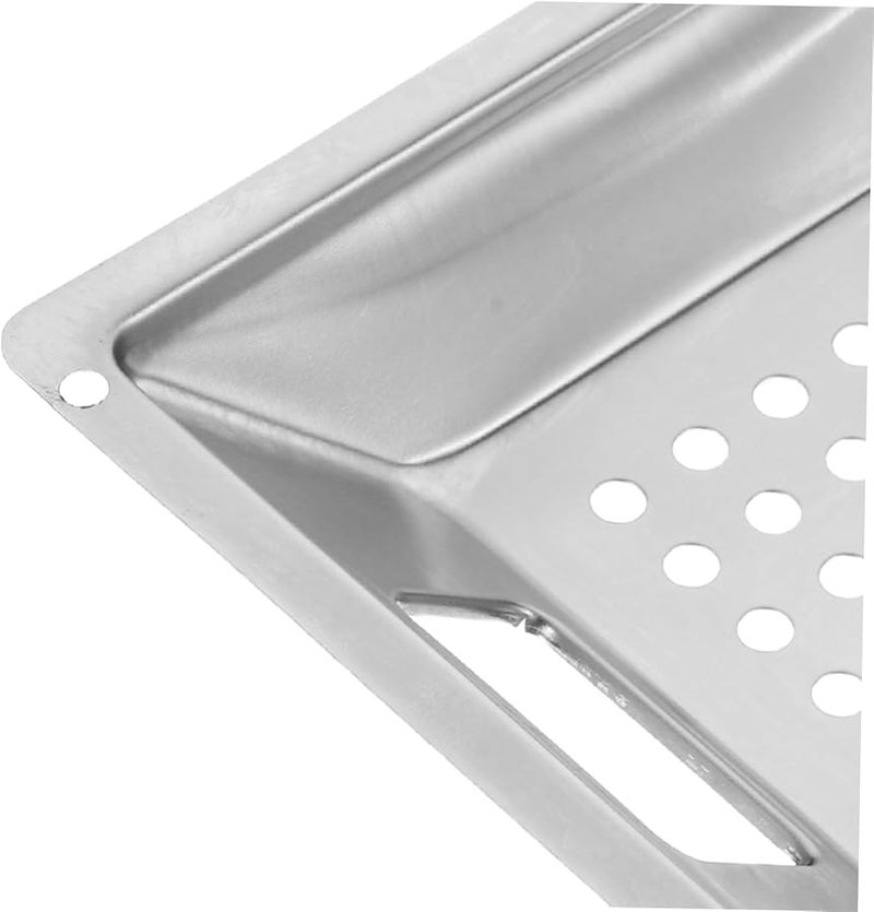 مطفأة سجائر خارجية من الفولاذ المقاوم للصدأ مع غطاء إطفاء 14×12×2.5 سم سهلة التركيب - Image 3